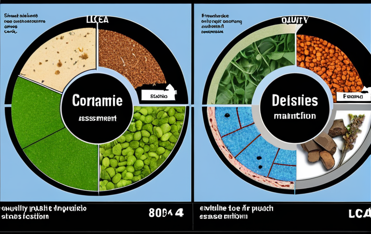 **
Prompt: Sustainable product design featuring a life cycle analysis (LCA) diagram. Show raw material extraction, manufacturing, usage, and end-of-life/recycling stages. Emphasize the environmental impact assessment aspect with visuals indicating pollution levels at different stages. Scandinavian design aesthetic.
**